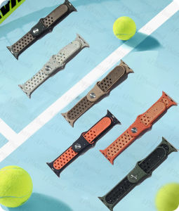 สายยืดกีฬาสำหรับนาฬิกาอัลตร้า2/อัลตร้า49มม. ทูโทน IWatch แถบซิลิโคน 45มม. 41มม. 42มม. 38มม. 44มม. 40มม. สำหรับนาฬิกา Apple รุ่น 9 8 7 6 5 4 3 2 1 SE2 SE