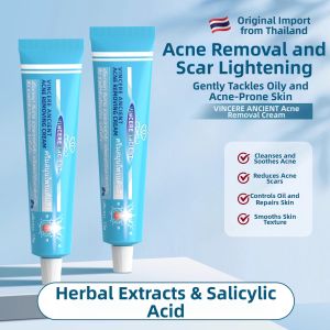 Original VINCERE Salicylic Acid Acne Cream Youthful Blemish Fadeout Pimple Scar Lightening 1441B Thai Made Body Care