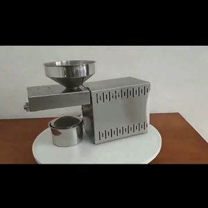 Full Automatic Household Oil Press Family Kitchen Small And Medium-Sized Oil Squeezing Artifact Cold And Hot Double Press 304 Stainless Steel