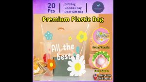Gift Bag 20Pcs Goodies All The Best Premium Food Grade Quality Extra Thick Transparent Clear Plastic Bag 143 Full Moon Thank You Snack Baking Packing