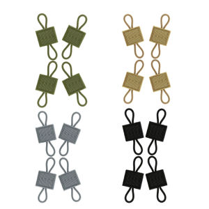 4pcs  Outdoor Gear Holder Clip Molle Web Binding Ribbon Elastic Elastic Buckle Molle Accessoriesfor Attachment to VestsBags