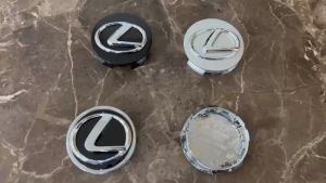 1 chiếc logo chụp mâm lazang bánh xe ô tô xe hơi Lexus đường kính 62mm LS62