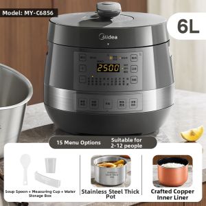 Midea | Coating Free Electric Pressure Cooker 6L