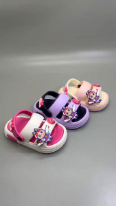 (Size 24-35) A02+75 IMPORT Sandal Anak Perempuan Labubu Angel Sandal Selop Sendal Anak Karet Lentur