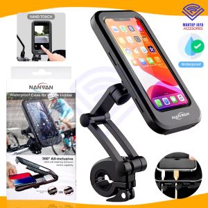 [COD] NANVAN NVN-N3 Phone Holder Hp Motor / Sepeda Waterproof Anti Air 360