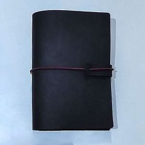 Artichan: Real Leather Currency Organizer Money Folder Money Organiser A6 "O" Ring Binder Crazy Horse Leather Note