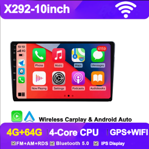 7/9/10 2 Din Android 13 auto Car Radio 64G Multimedia Video Universal Stereo Carplay gps For Volkswagen Nissan Hyundai Kia toy
