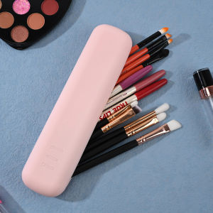 Silicone Makeup Brush Travel Case Waterproof Makeup Brush Travel Holder Cosmetic Bag