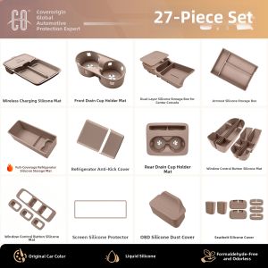 CO | Universal Fit Full Car Floor Mat TPE Material