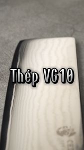 Dao Nakiri Chefstudio - Damascus Basic độ dài 17.3cm chuyên dùng thái thịt cá thái rau củ và gọt hoa quả