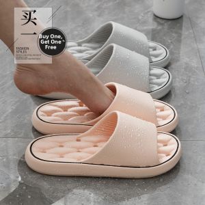 MIDANGDANG | Buy One Get One Slipper Home Bath Waterproof Breathable Anti-slip Anti-odor