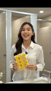 Floral Scent Toilet Deodorizer Block 55pcs/1.5kg Yellow Round Tablets Anti-Mouse Anti-Insect Anti-Rat/Para Block/Toilet Block/Perwangi Tandas/Ubat Gegat/Deo Block/Deodorant Block/Deodoran Blok Para