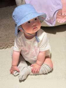 Gap | Classic Bear Patterned Baby Onesie