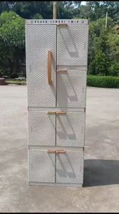 AKAKO lemari plastik/lemari pakaian plastik/lemari baju Twin akako