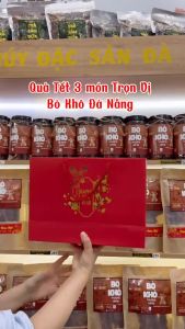 Bộ Quà Tết Khô Bò 3 Vị Ngon Đậm Đà Trang Trọng Lịch Sự