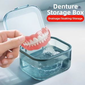 Jiaxun | Hộp Rửa Và Lưu Trữ Giả Răng Di Động