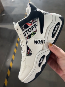 Spring Mens Breathable High-Top Sports Shoes Trendy and Versatile Thick-Soled Casual Dad Shoes