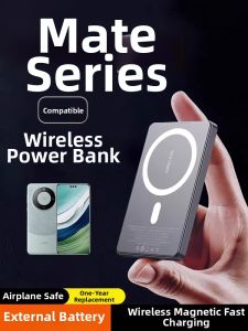 caibeike | Magnetic Portable Power Bank Wireless Fast Charging Digital Display Ultra-thin
