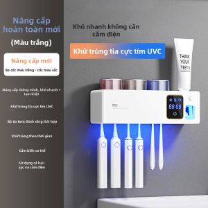 Huiye | Giá Đựng Đánh Răng Có Tính Năng Khử Trùng và Sấy Ở Phòng Tắm