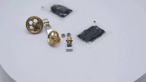 All-Metal Hardened Steel Extruder Gear Kit for Bamboo Lab A1 Mini A1 X1 X1C P1P P1S P2S DLC Nano-Coated Drive Gear Upgrade