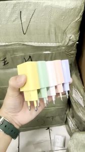 1 PCS Batok Charger Macaron Warna Warni 1 USB Fast Charger