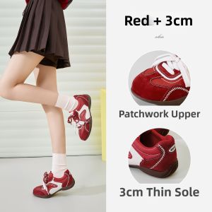 Josiny | Red Height Increasing Casual Training Shoes