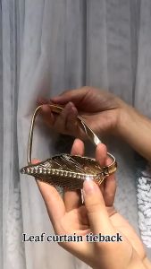 1pc Pengait Jepit Horden Mewah Curtain Hook Sultan Stainless Tassel Gorden Pengikat Tirai Jepitan Dekorasi Curtain Modern