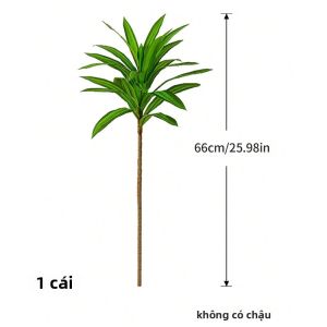 Kmitang | Cây Giả Brazilwood 66-98cm Cây Dracaena Giả Với Lá Tre Xanh Trang Trí Nhà Cửa Vườn Lá Cây Nhiệt Đới Nhựa Giả Ngô.