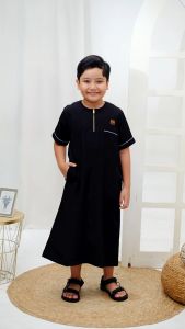 Jubah Anak Baju Koko Anak Gamis Anak Laki-laki 2-10 Tahun JBA-03 Terbaru Lebaran Ramadan 2025