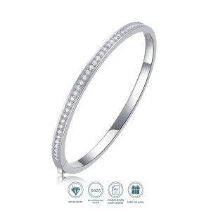Vòng Tay Moissanite JIUZUAN 1.18CT Màu D Dành Cho Nữ Bạc S925 Mạ Vàng Trắng 18K Trang Sức Kim Cương Được Chứng Nhận