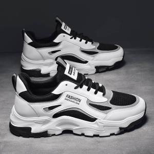 Mens Summer Sport Shoes Ultra-light Shock-absorption Running Breathable for Students And Teenagers Sports Casual Shoes