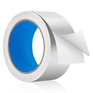 Thicker Silver Aluminum Foil Tape for Ductwork Heavy Duty HVAC Tape for Air Ducts Vents Metal Repair Exhaust Pipe AC Dryer