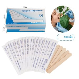 30/50/100/200PCS Disposable Tattoo ลิ้น Depressor Body Waxing เครื่องมือไม้กําจัดขน Stick แต่ละบรรจุ