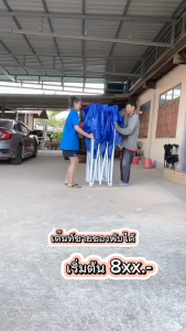 ⚡️หนาขึ้น100 เท่า⚡️เต้นท์ขายของ 3200D เต้นพับขายของ 2x2M 3x3M 3x4.5M 3x6Mกันน้ำ กันแดด 100% เต็นท์พับได้ เต็นท์แผงลอย โครงเหล็กหนาพิเศษ + ผ้าใบหนา มีเก็บปลายทาง