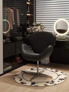 Dressing Stool French Bedroom Girl Accessible Luxury Minimalist Dressing Table for Nail Beauty Chair Fancy Backrest Cosmetic Chair