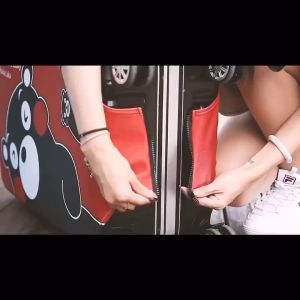 ผ้าคลุมกระเป๋าเดินทางแบบยืดหยุ่น ป้องกันรอยขีดข่วน พร้อมซิปและหูหิ้ว ไซส์ S/M/L