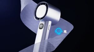 S26 Macarons Portable mini fan handheld desktop USB rechargeable turbo fan 100-level high speed Electric fan LED light