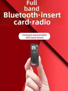 Radio for the Elderly Portable FM Satellite Full Band Semiconductor Plug-in Card Bluetooth Speaker Player for the Elderly