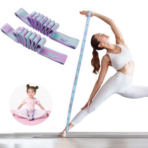 8/9 Loop Resistance Bands Ballet Pilates Stretching Exercises Fitness Strength Training Stretching Band With Yoga Pattern