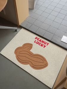 ปรับแต่งได้ การ์ตูน พรมประตูทางเข้าบ้าน กันลื่น ทางเข้าประตูกันสิ่งสกปรก ผ้าไหม พรมวงกลมสําหรับใช้ในร่มกลางแจ้ง