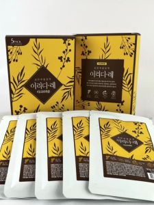 Original Pure Plant Sea Nourishing Powder Mix with Water Hair Dye Gentle Non Irritating Hair Protection Deep Brown Color