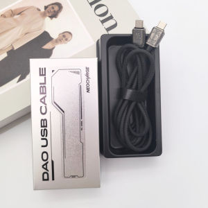 New 6A Gaming Data USB Cable 120W 80W For Nubia Red Magic 7 7S Z40 Z40S Pro PD Quick Charger Type-C to Type C Metal Braided Wire