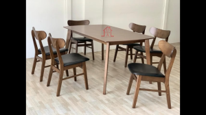 GF 5s RETRO DINING ROOM SET [1+6] / dining table / meja makan