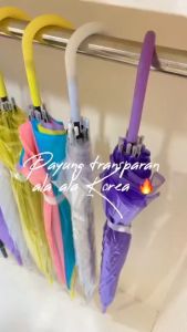Payung Lipat Transparant Style Korea