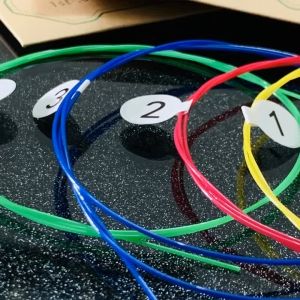 Ukulele Strings Instruments Sound Clear Bright 4 Rainbow strings Colorful Ukulele Accessories