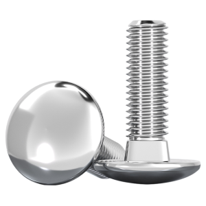 TIANZHUOJINSHU | Stainless Steel 304 Round Head Flat Semi-square Neck Bolts