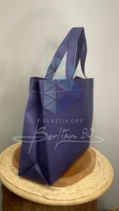 (12 pcs) Goodie Bag Standing Handle 35x25x10 cm Tas Belanja Landscape Tas Kain 35x25 cm Tas Kanvas