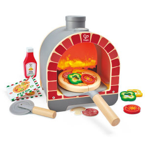 Hape | Đồ Chơi Lò Nướng Pizza Giáo Dục Có Hiệu Ứng Âm Thanh và Ánh Sáng cho Bé Trai và Bé Gái