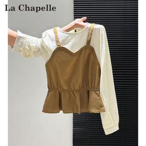 La Chapelle | Áo Thun Kiểu Lớp Với Dải Rũ Và Cắt Định Hình Eo