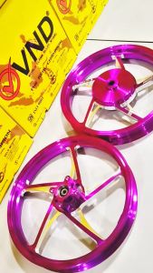 VND Velg Racing Tipe KZR Ukuran 160 185 Ring 14 Motor Mio M3/Mio Z/Fino 125/Xride 125 Set Depan Belakang Original